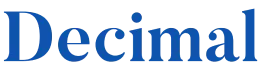 Decimal logo