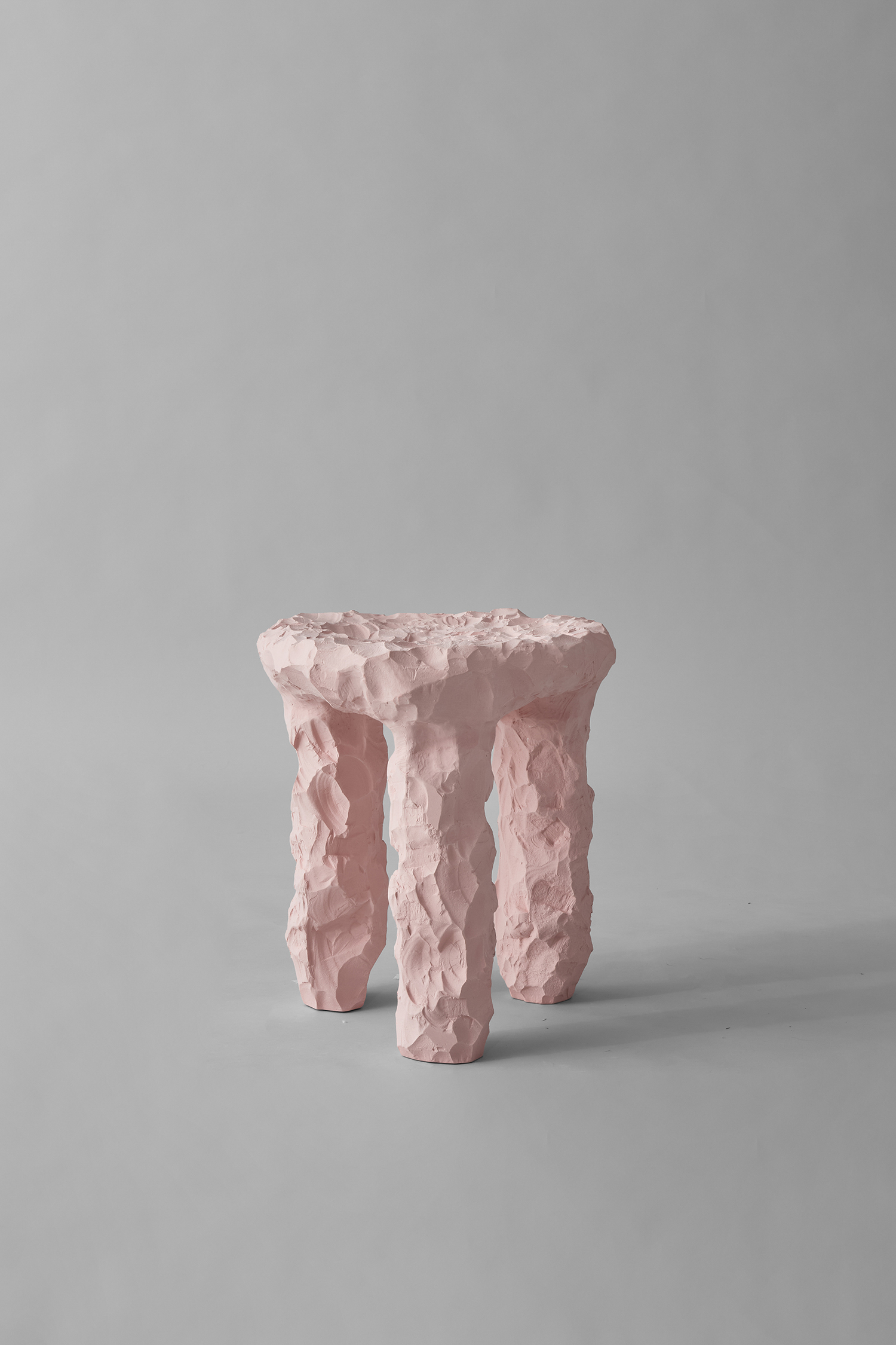 Crockery Stool (A) - Pink