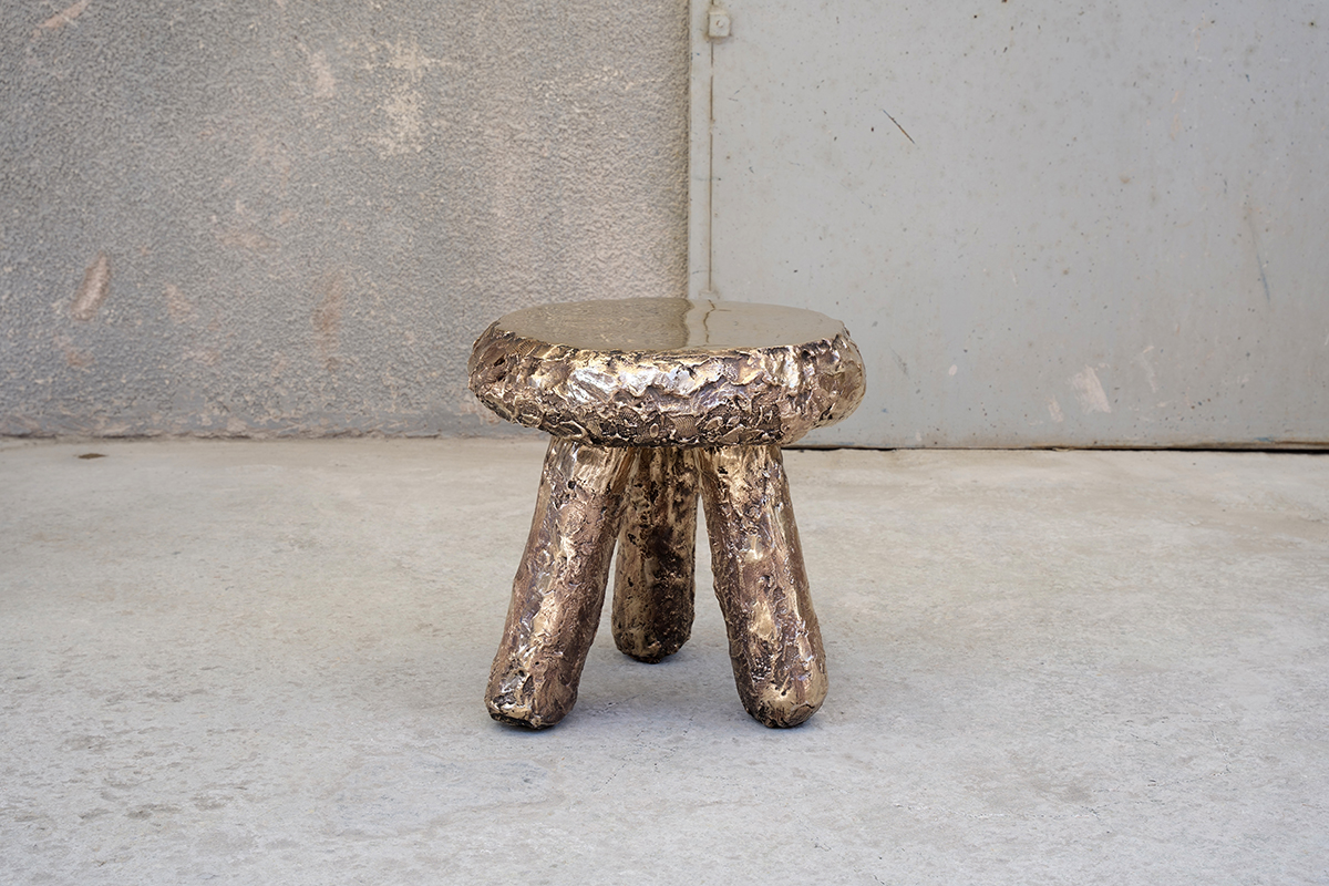 Volumetric Tripod Side Table