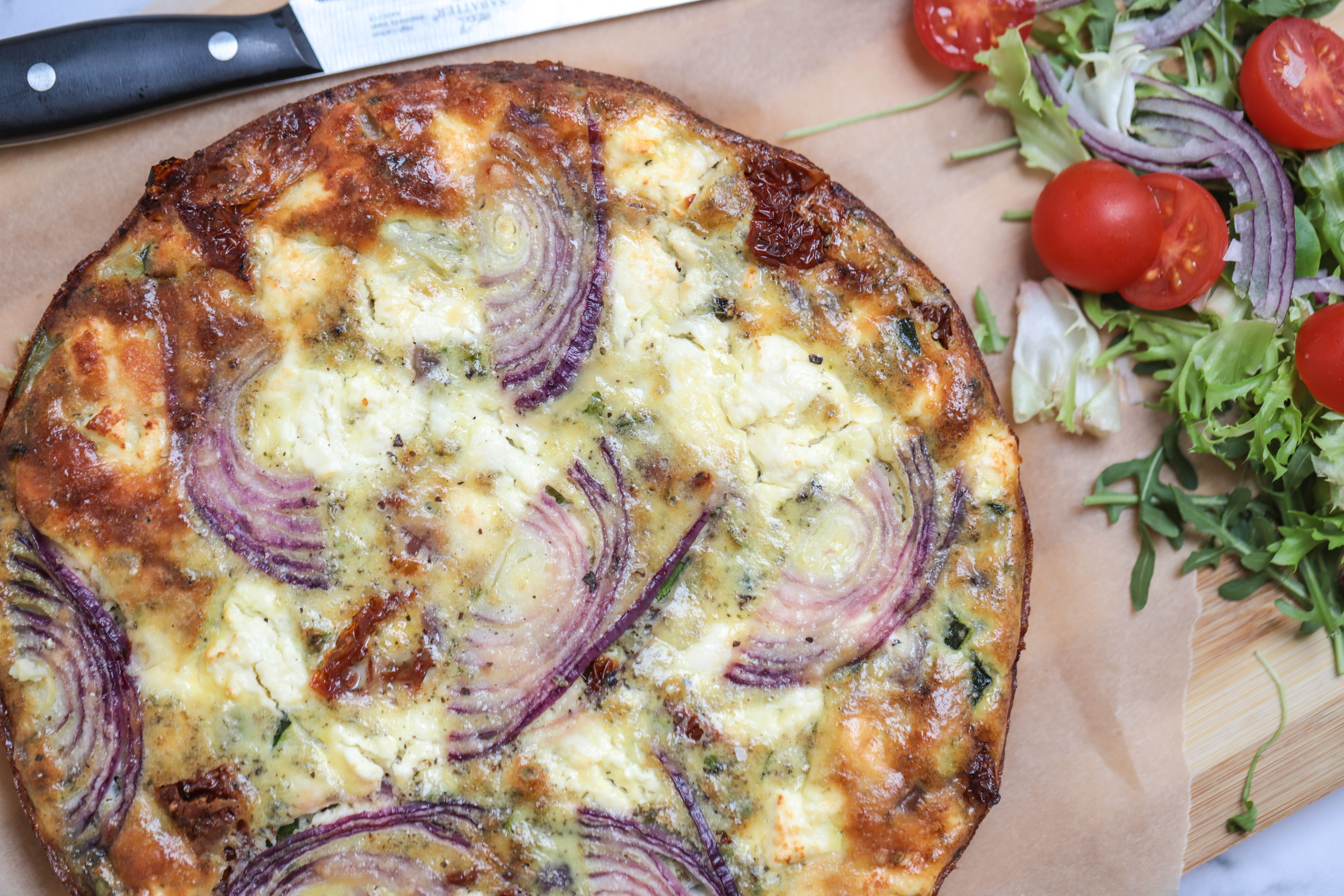 High Protein Crustless Quiche