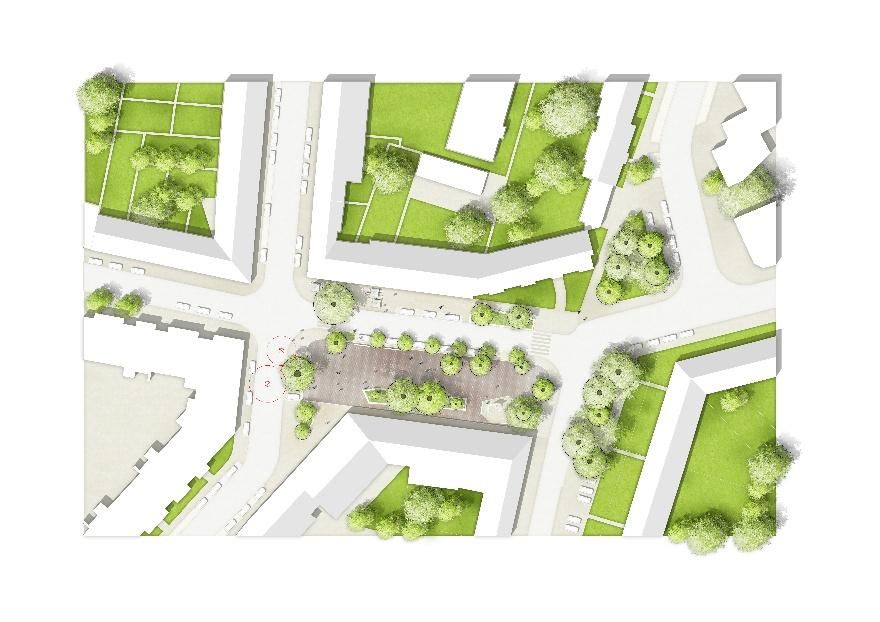 entwurfsvarianten Herler Straße © Kraft.Raum