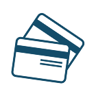 Icono de tarjetas de crédito o débito