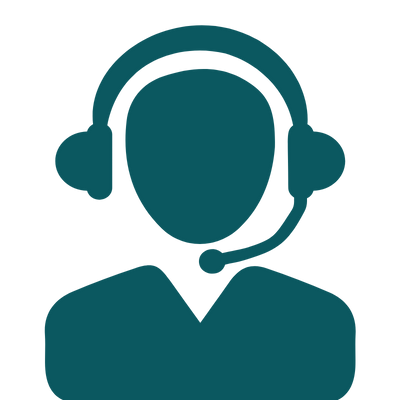 Icono de un agente con unos auriculares 