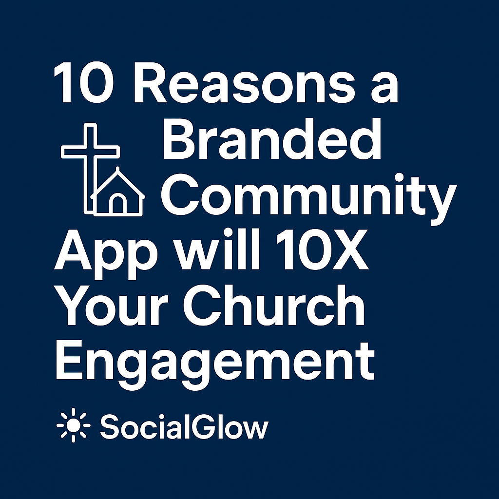 Blog title with SocialGlow logo in corner 