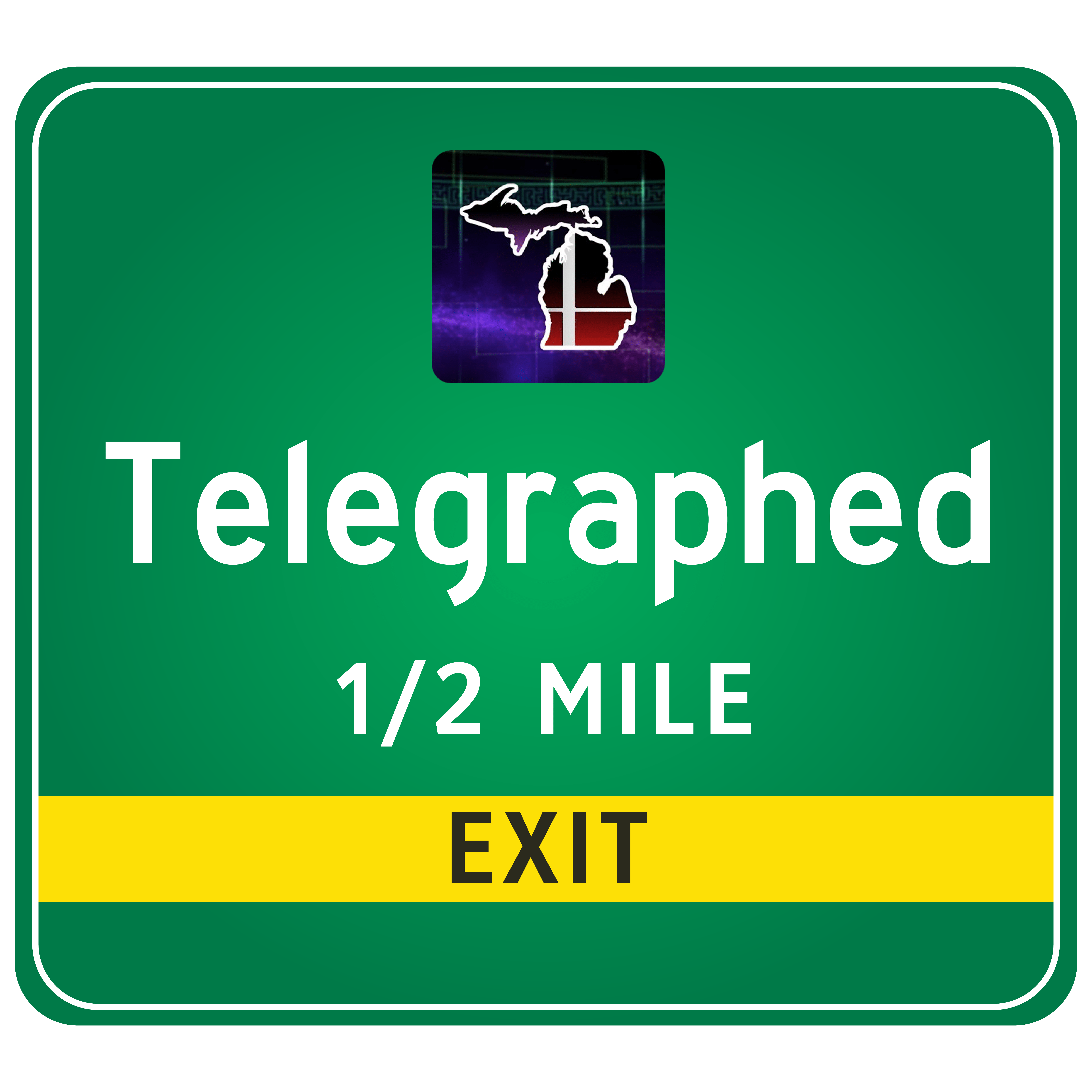 Icon and branding asset for the Telegraphed Michigan SSBM tournament series.