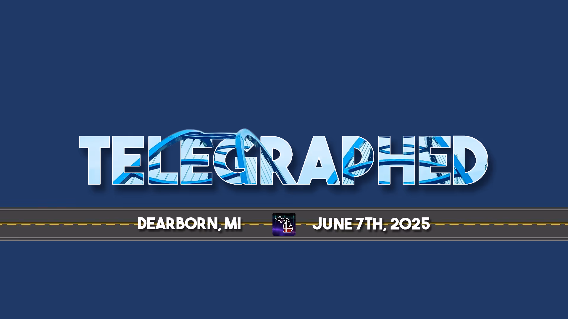 Promotional visual for Telegraphed, a Michigan-based Super Smash Bros. Melee esports tournament.