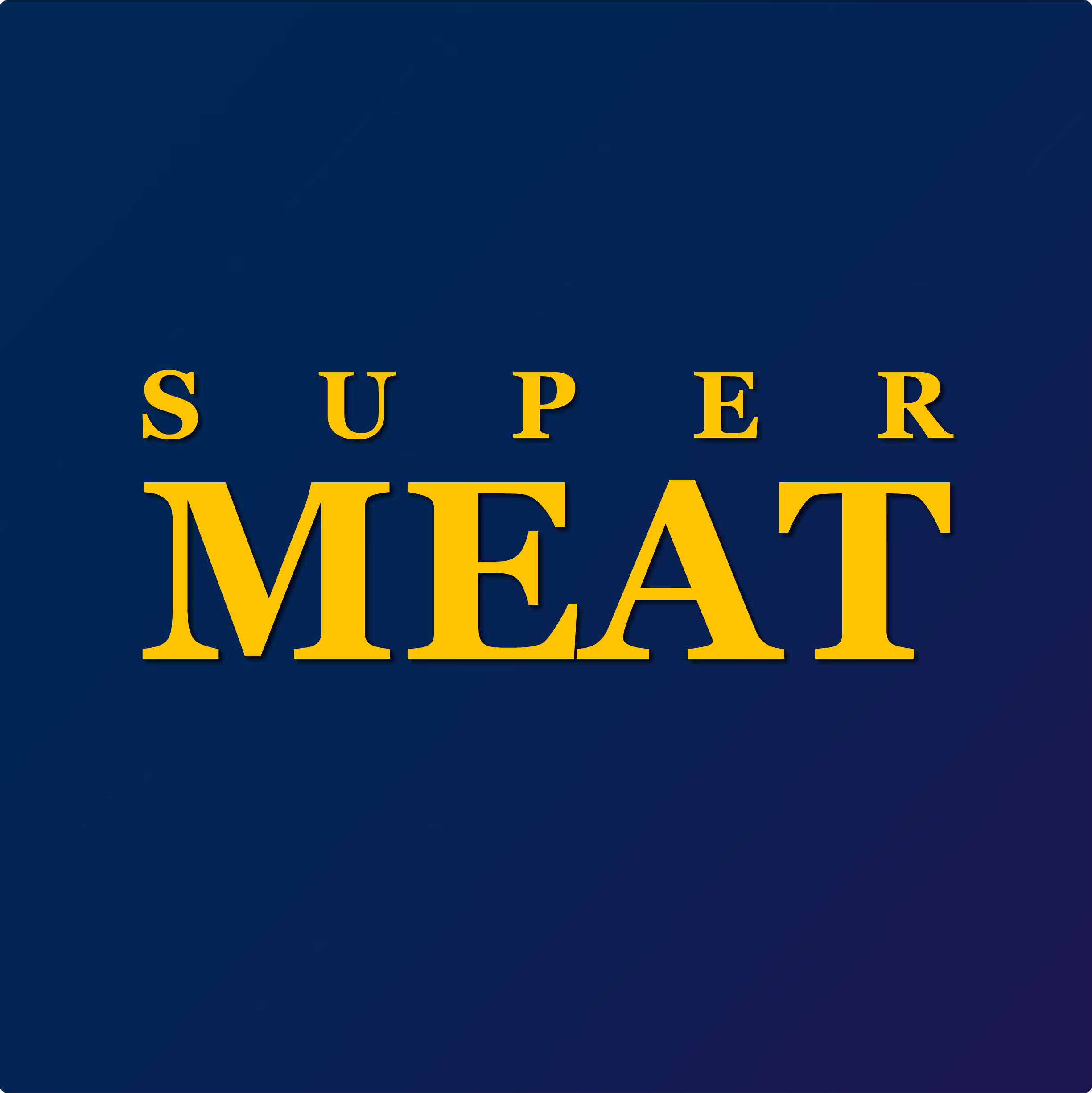Icon and logo asset for Super Meat branding.