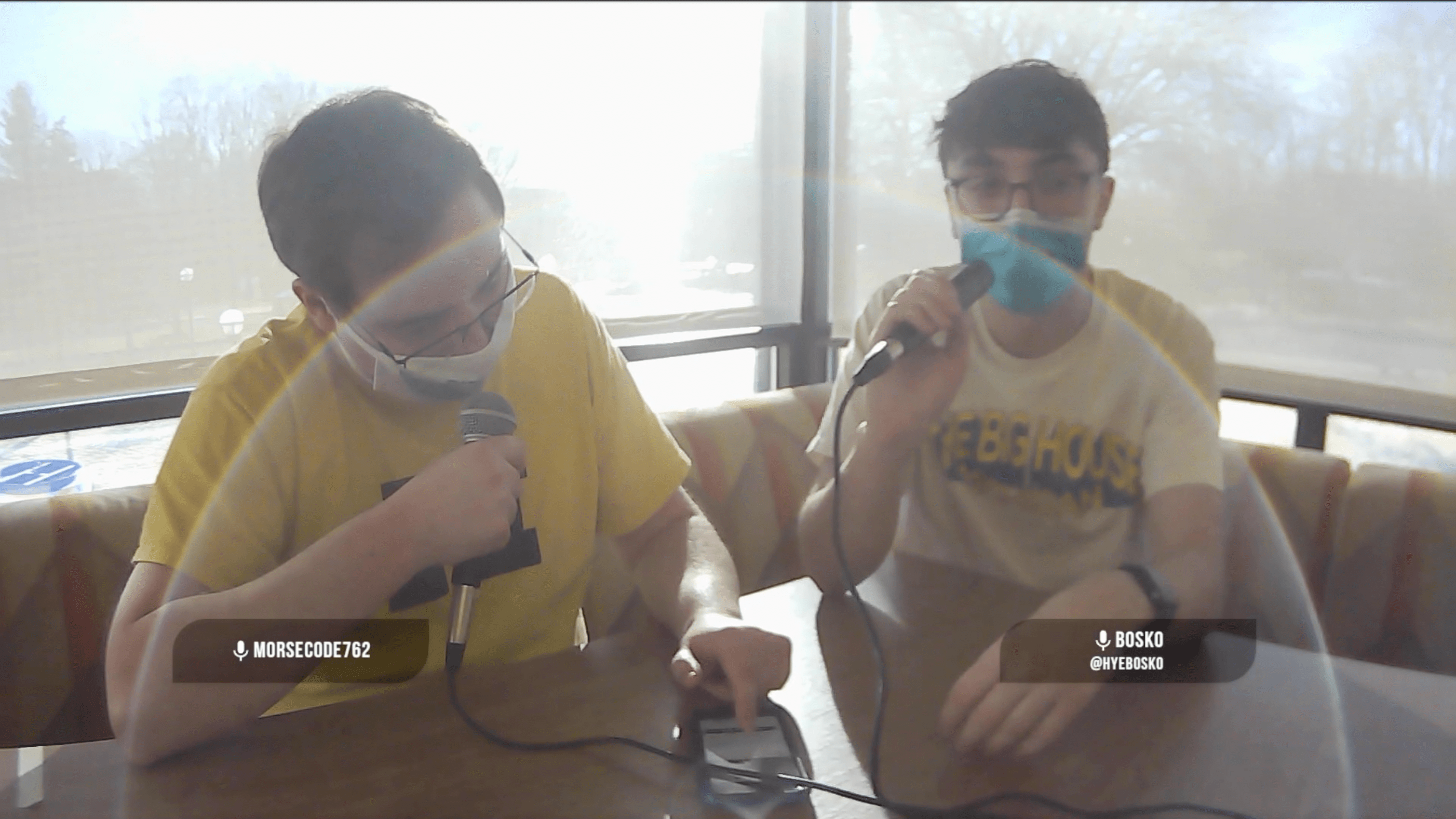 Alternate layout for Bodied tournament livestream graphics.