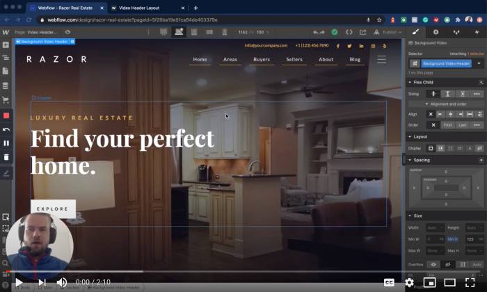 Editing animated layout interactions