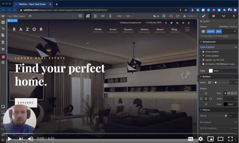 Updating the Main Layout hero background image