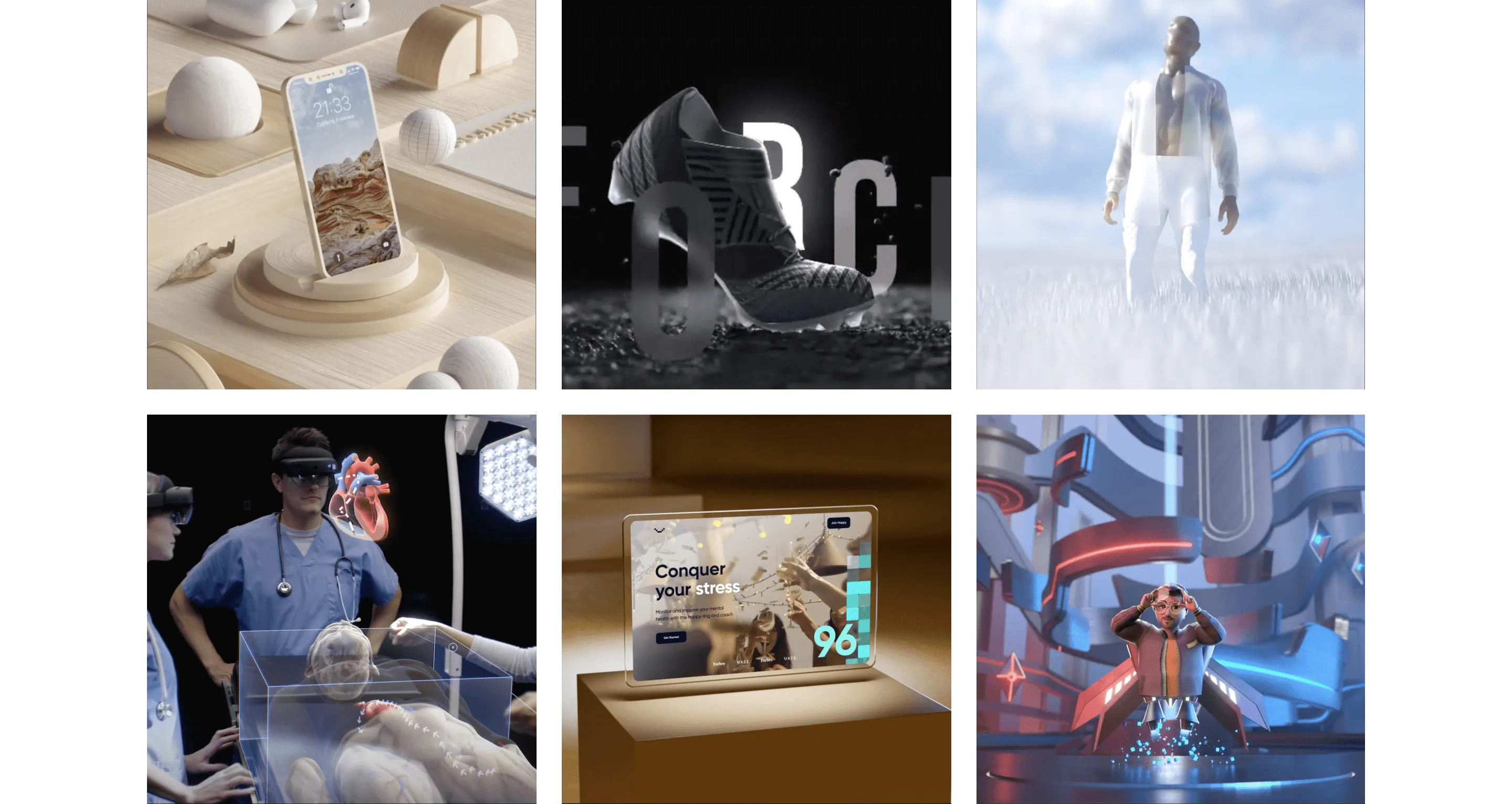 Un collage présentant un large éventail d'objets, mettant en valeur leurs formes, couleurs et textures uniques dans un arrangement harmonieux.