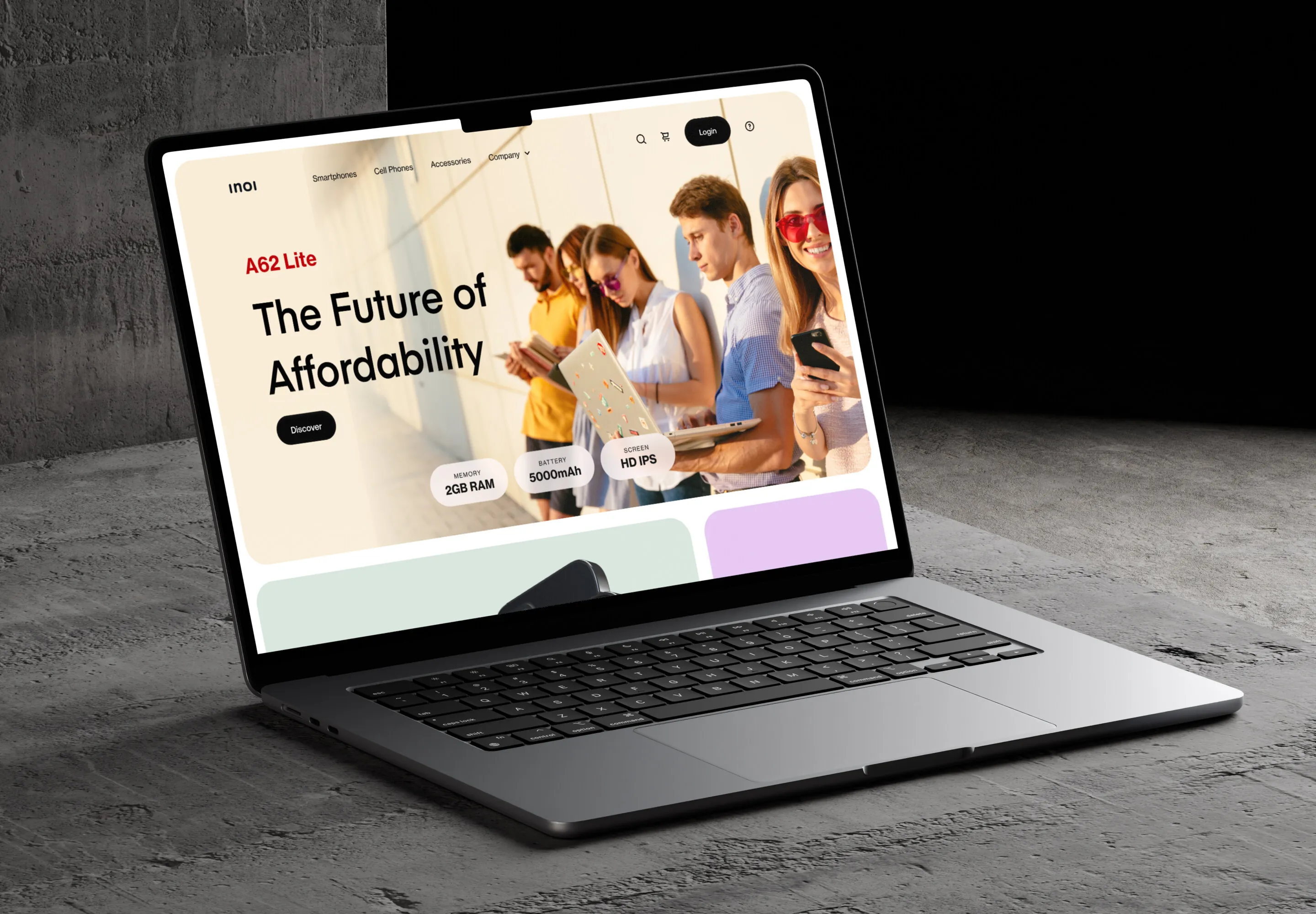 Un ordinateur portable doté de fonctionnalités d'accessibilité innovantes, symbolisant l'avenir de la technologie inclusive pour tous les utilisateurs.