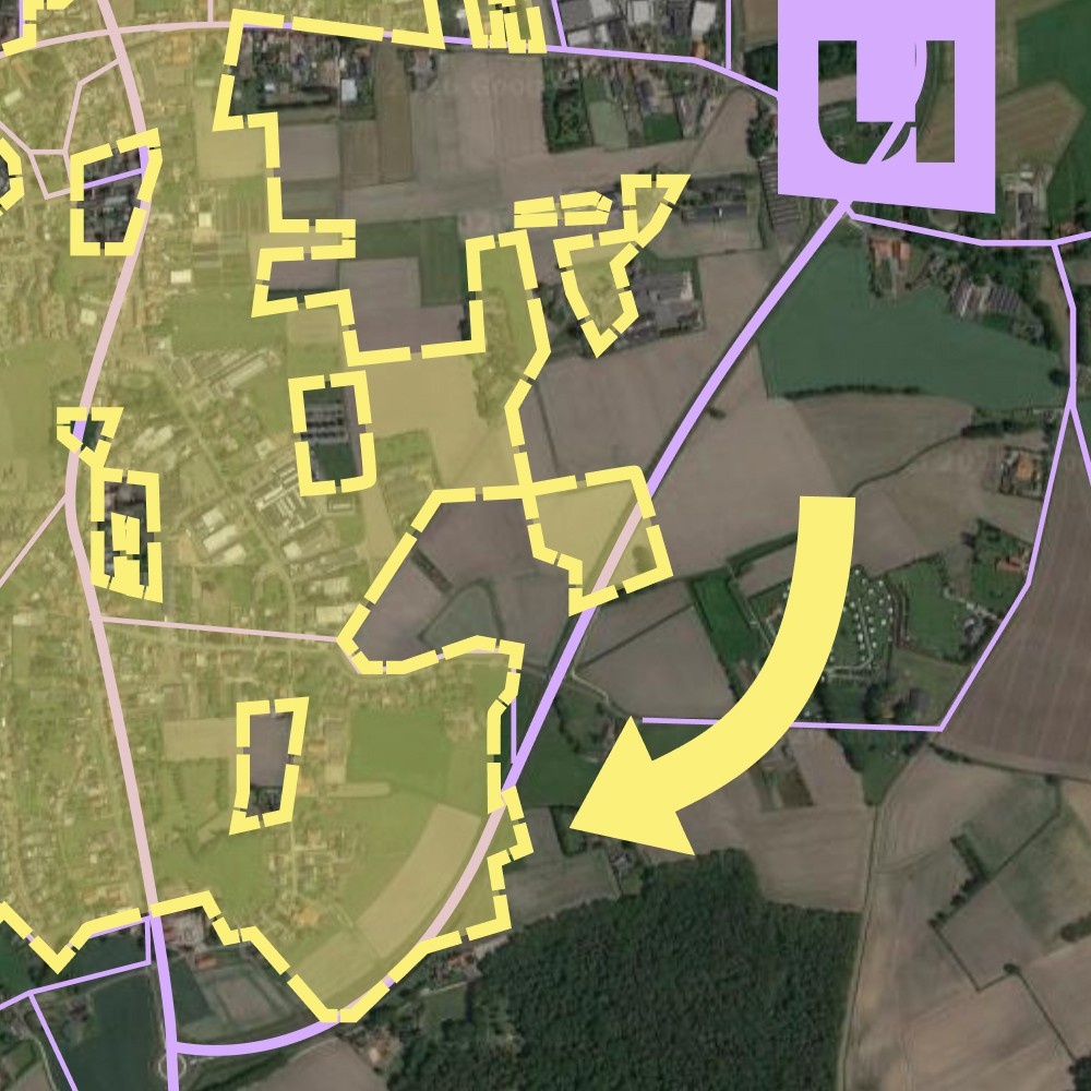 De meest vreemde grens ter wereld ligt in Nederland (en zo is-ie ontstaan)