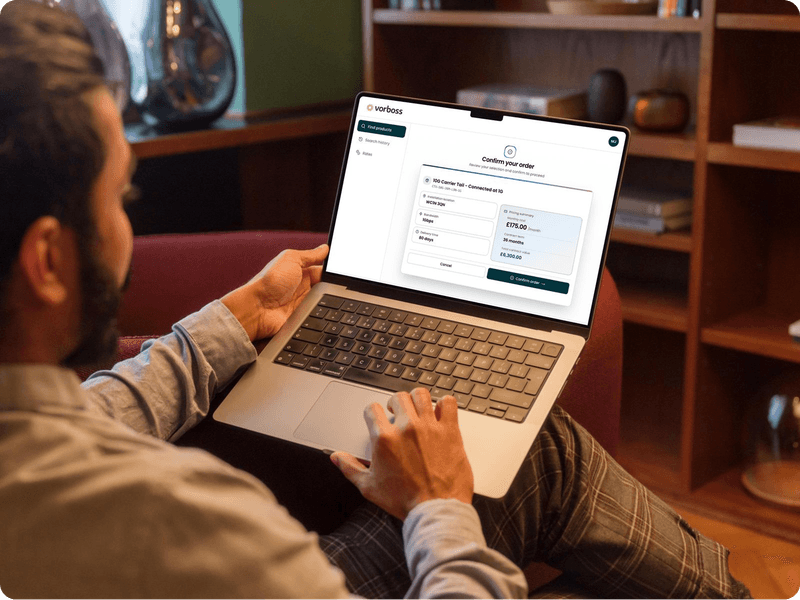 Vorboss channel-partner portal, rebuilt with Loomery