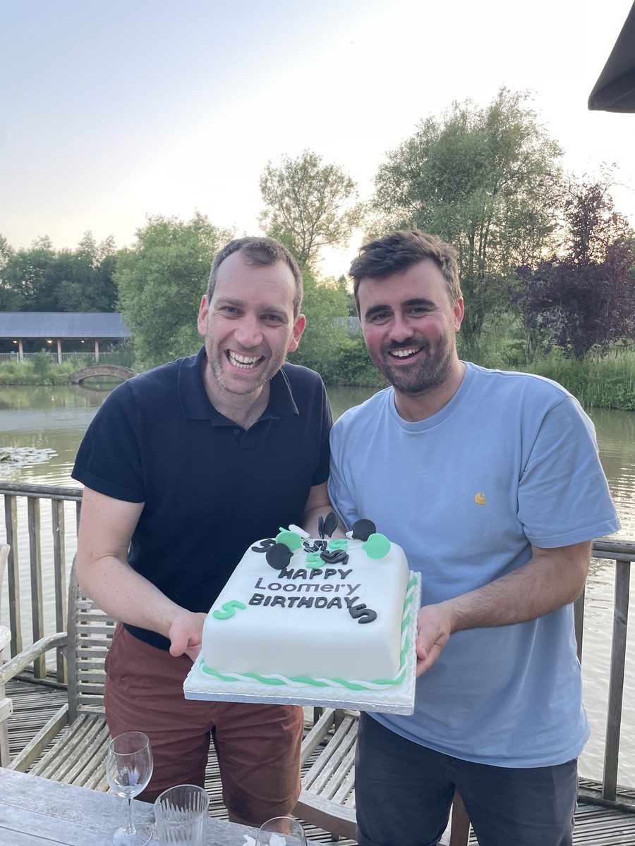 Celebrating Loomery’s 5th birthday with cake