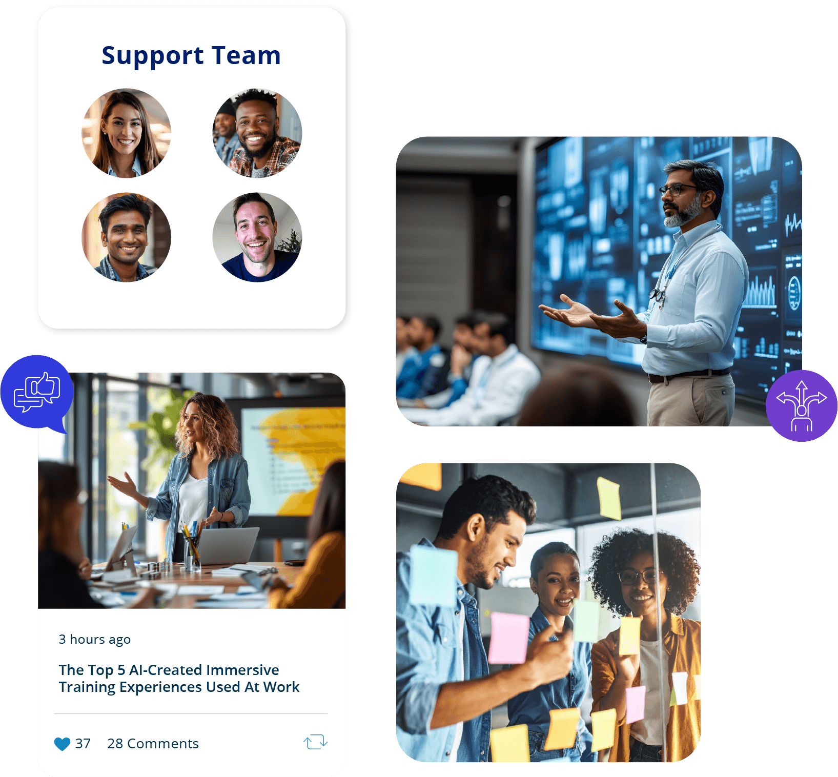 Intranet management training by role