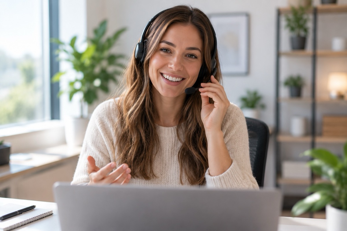 Responsive customer support agent helping prevent dropshipping chargebacks