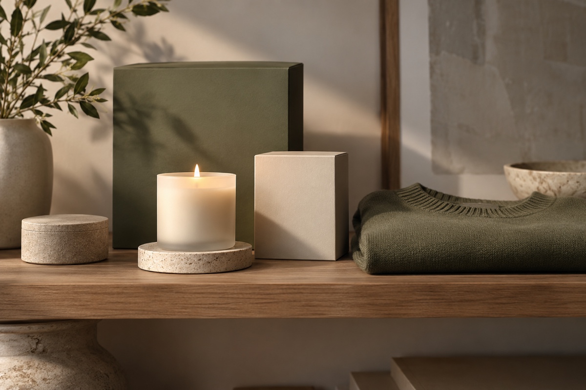 Curated branded product shelf showing how dropshipping stores differentiate through experience