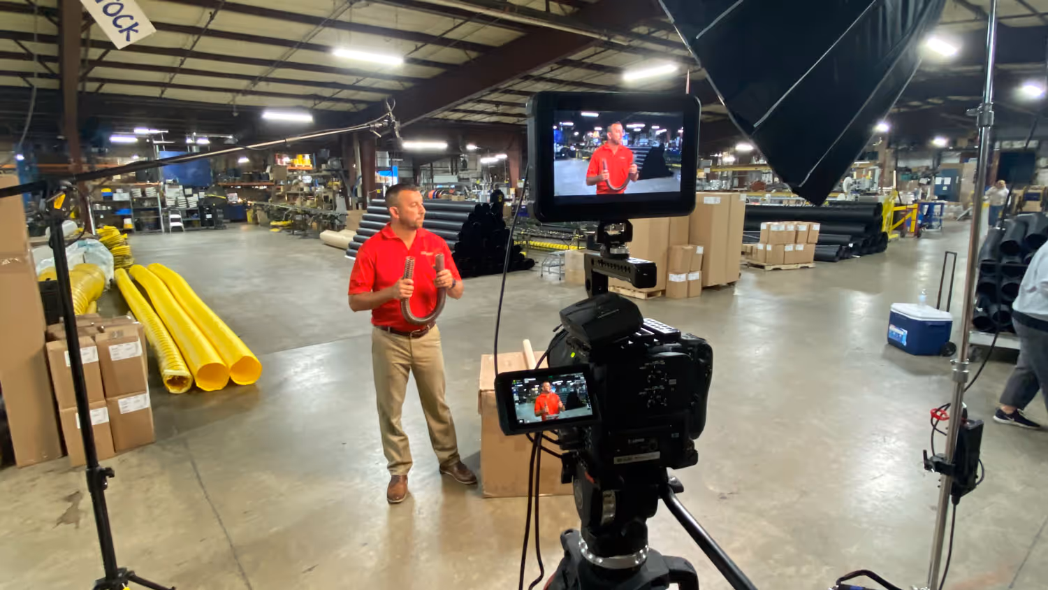 Behind The Scenes of Industrial Video Prodcution Shoot
