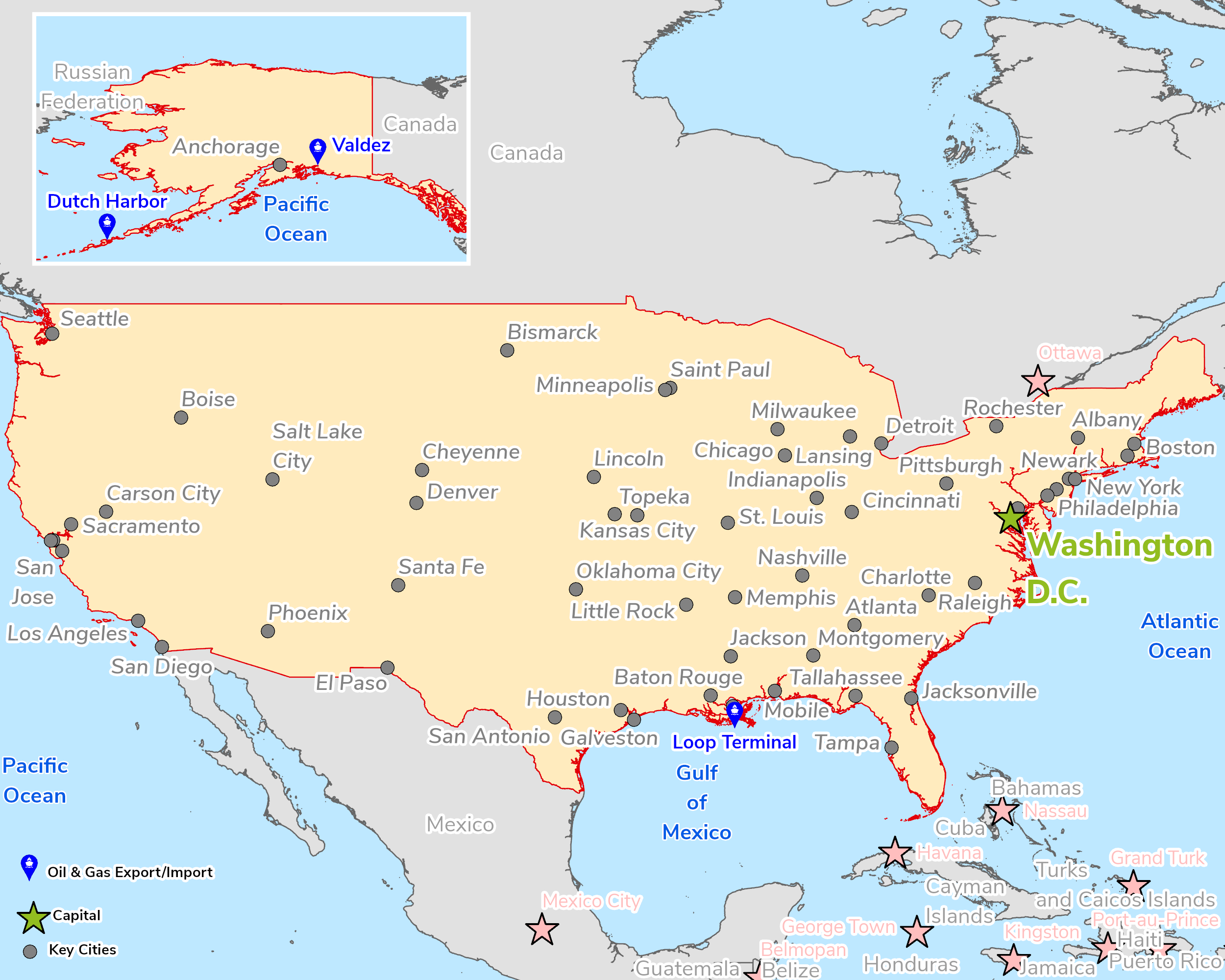 Map of United States