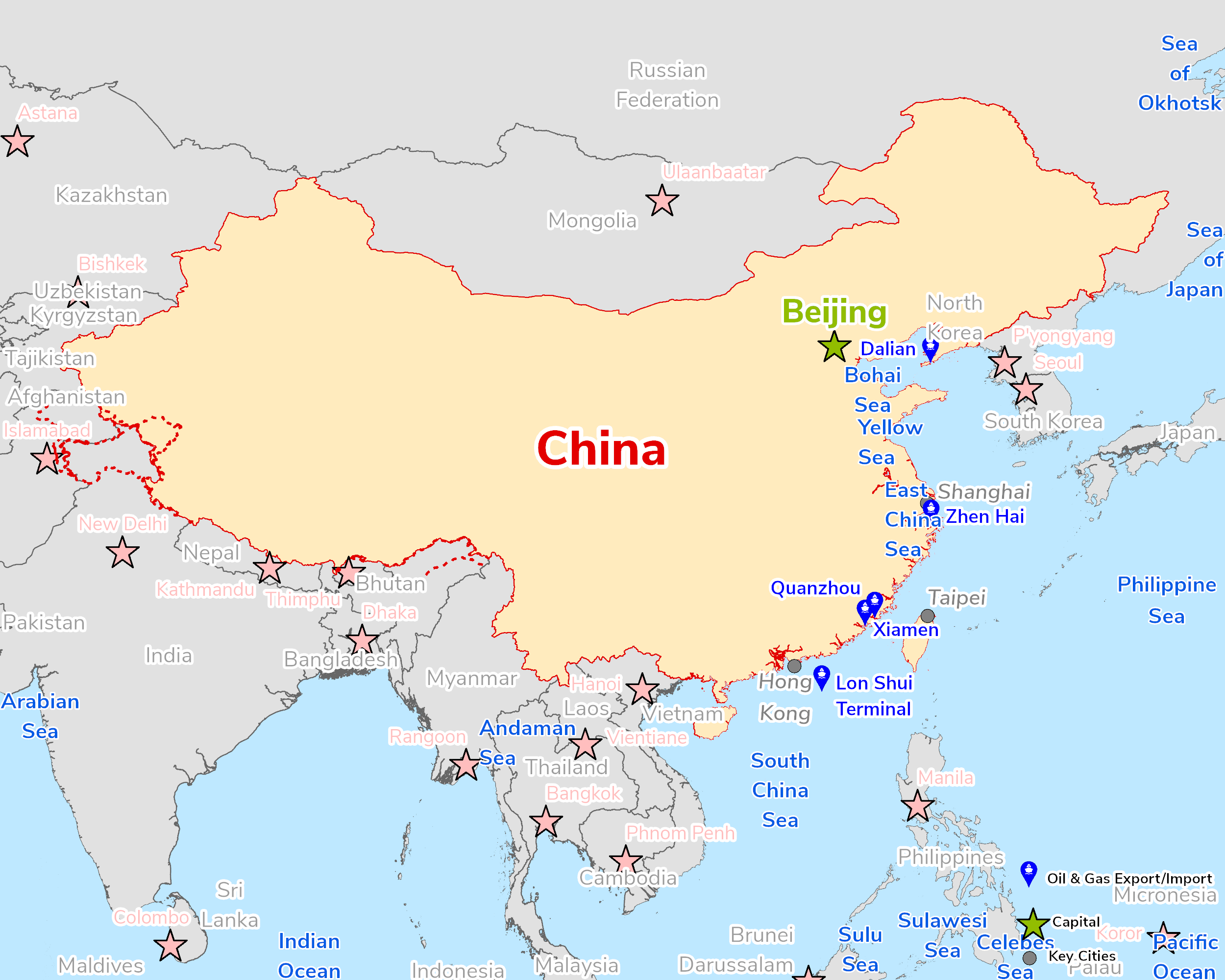 Map of China