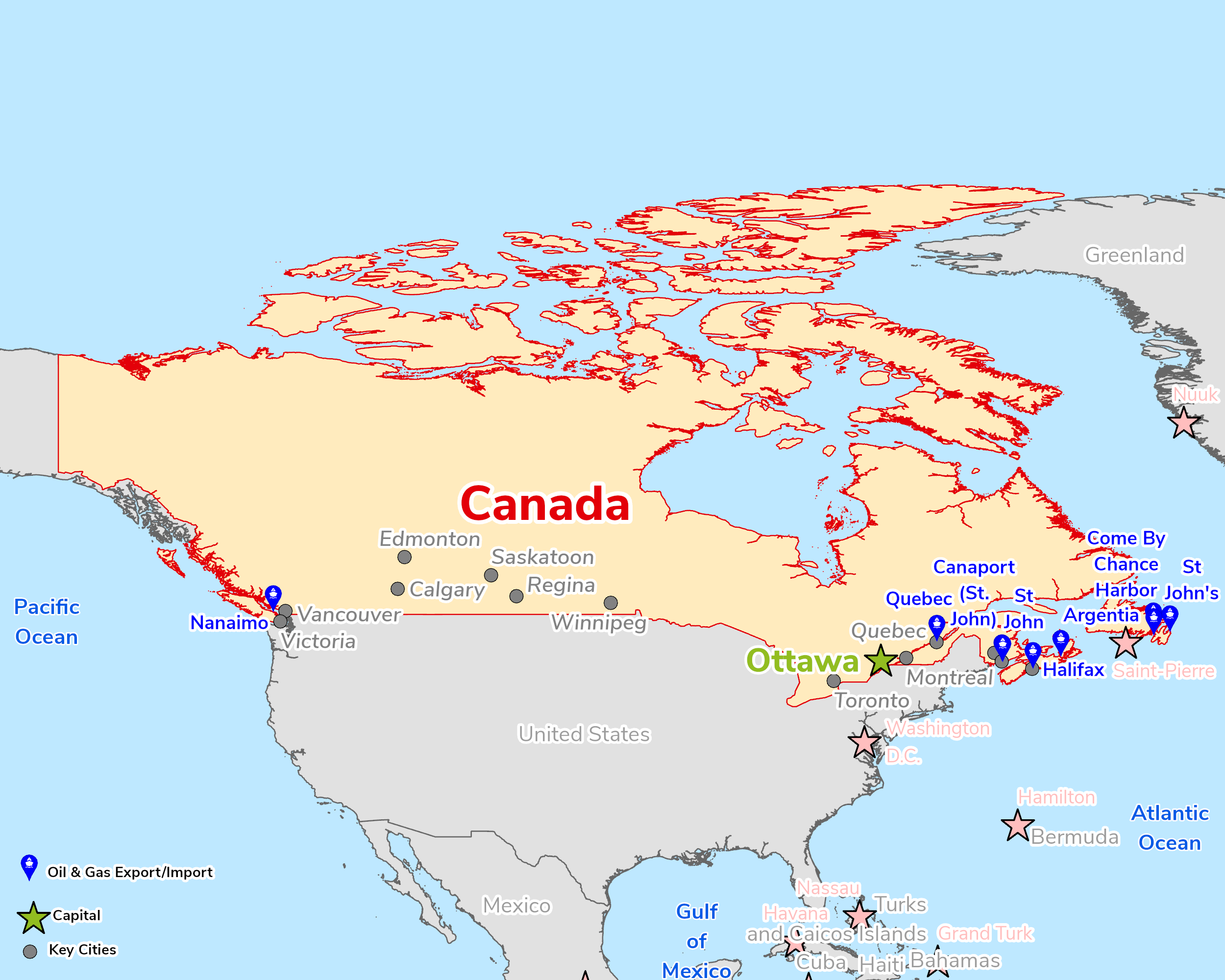 Map of Canada