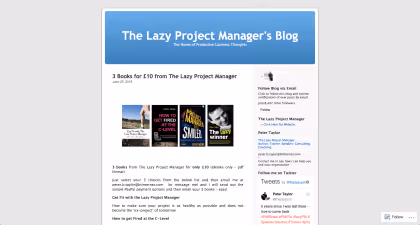 The-lazy-project-managers-blog