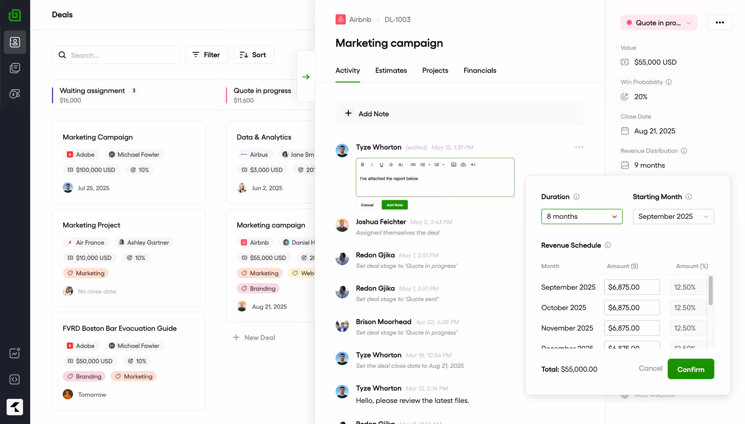 Bonsai project management software