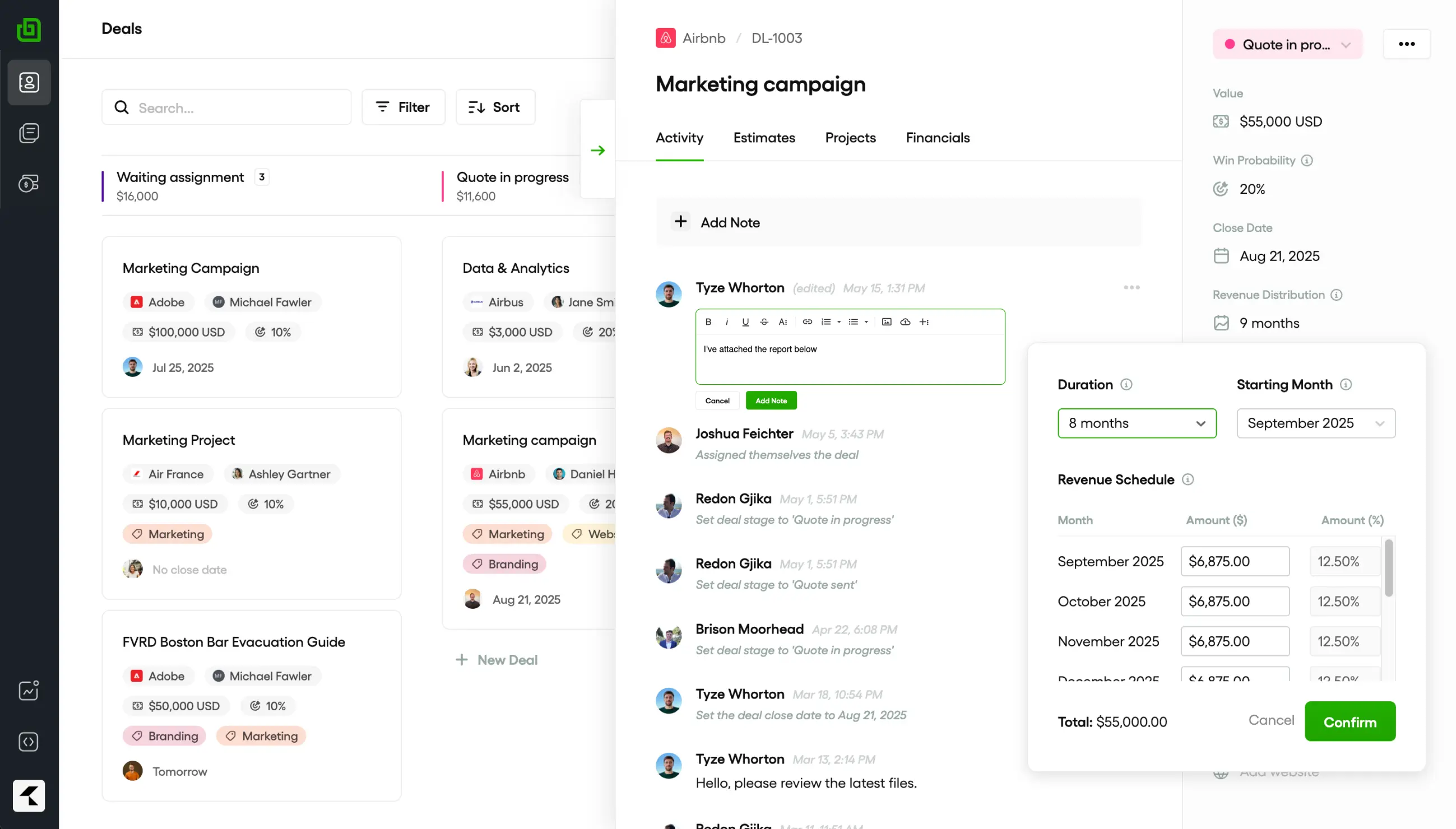 Bonsai project management software