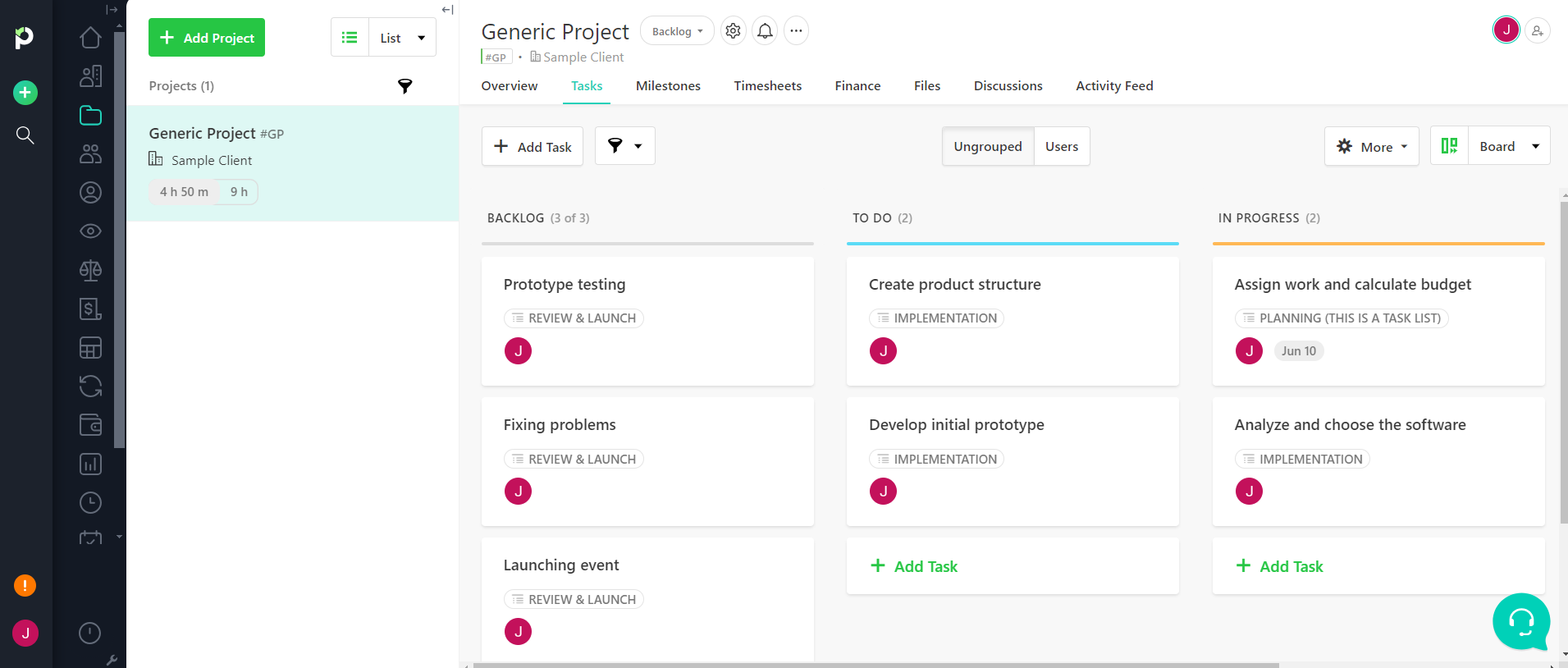 Paymo project management tool