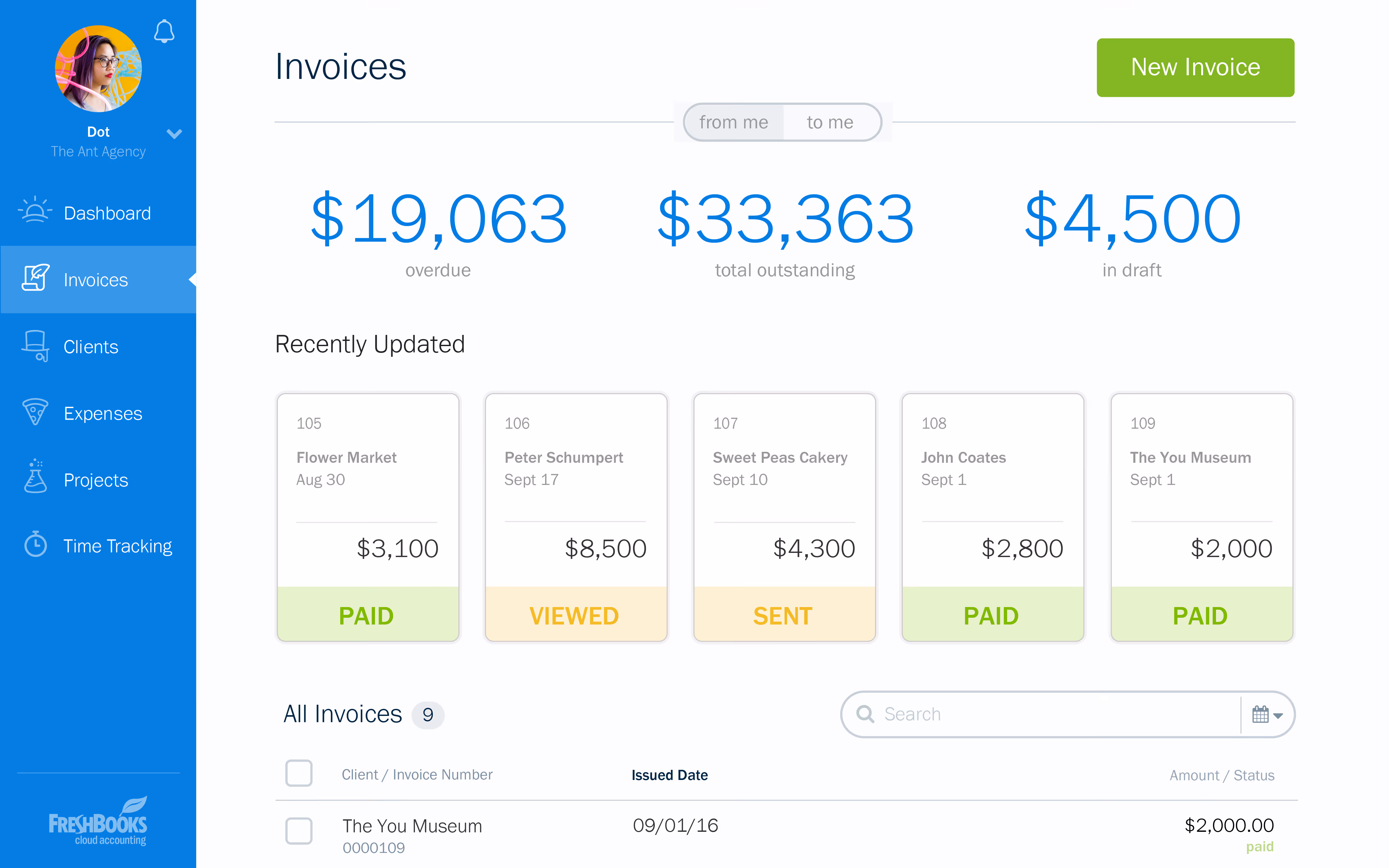 FreshBooks accounting software