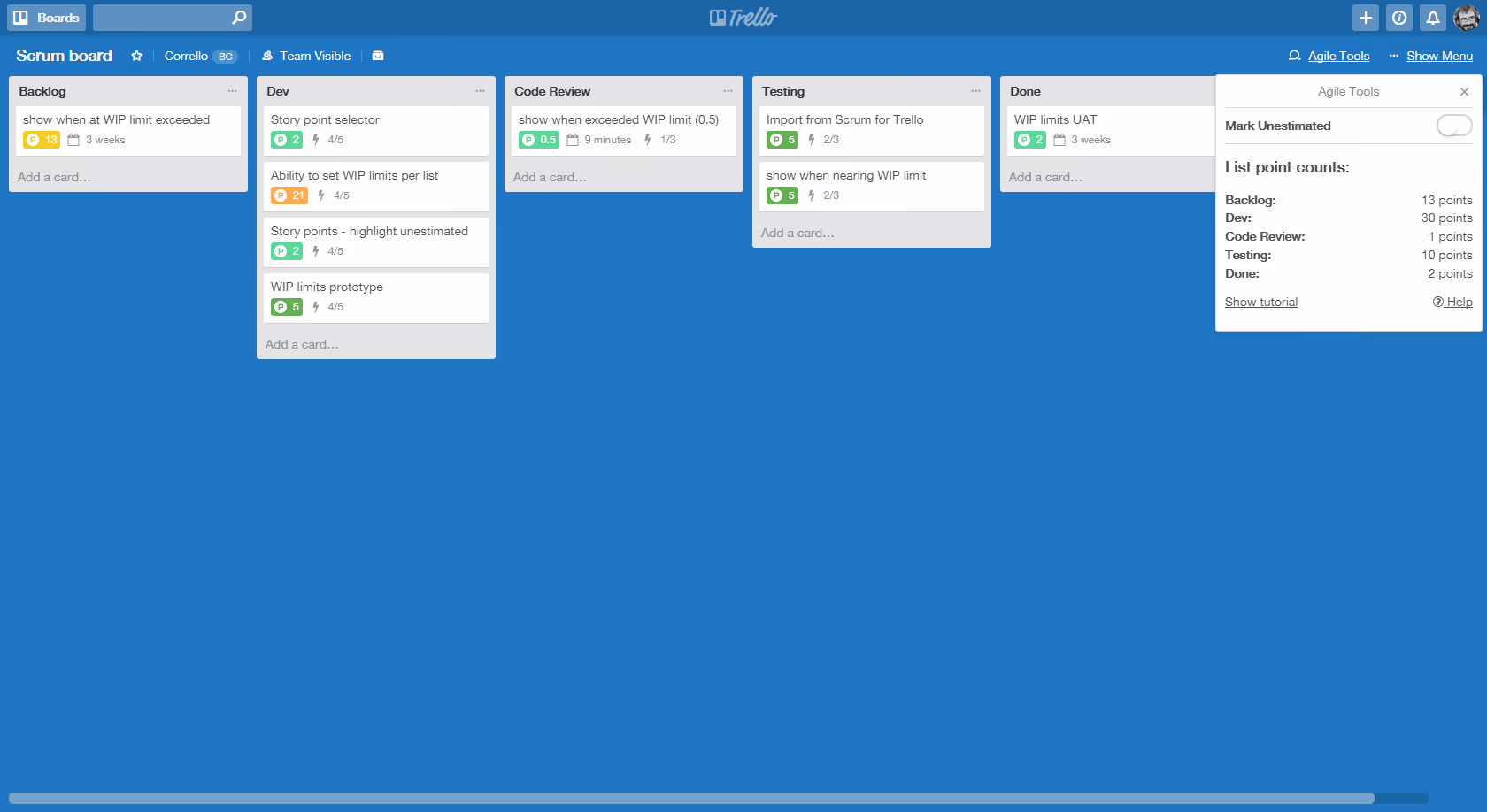 Trello task management tool