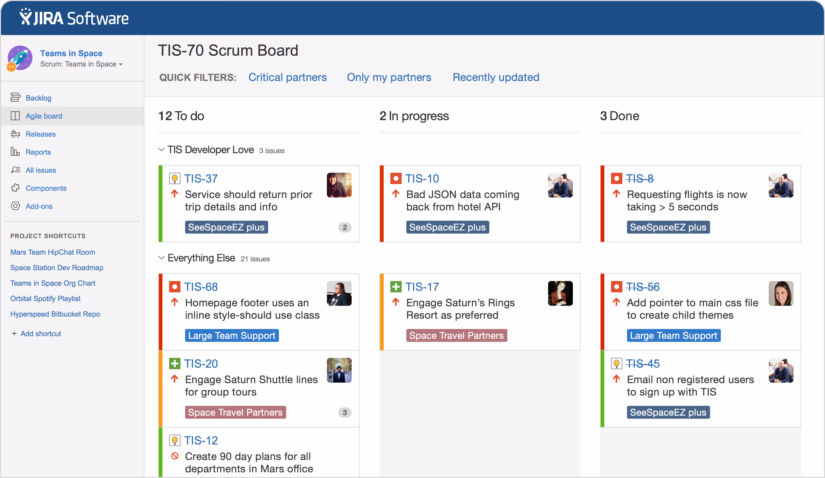 Jira project management tool