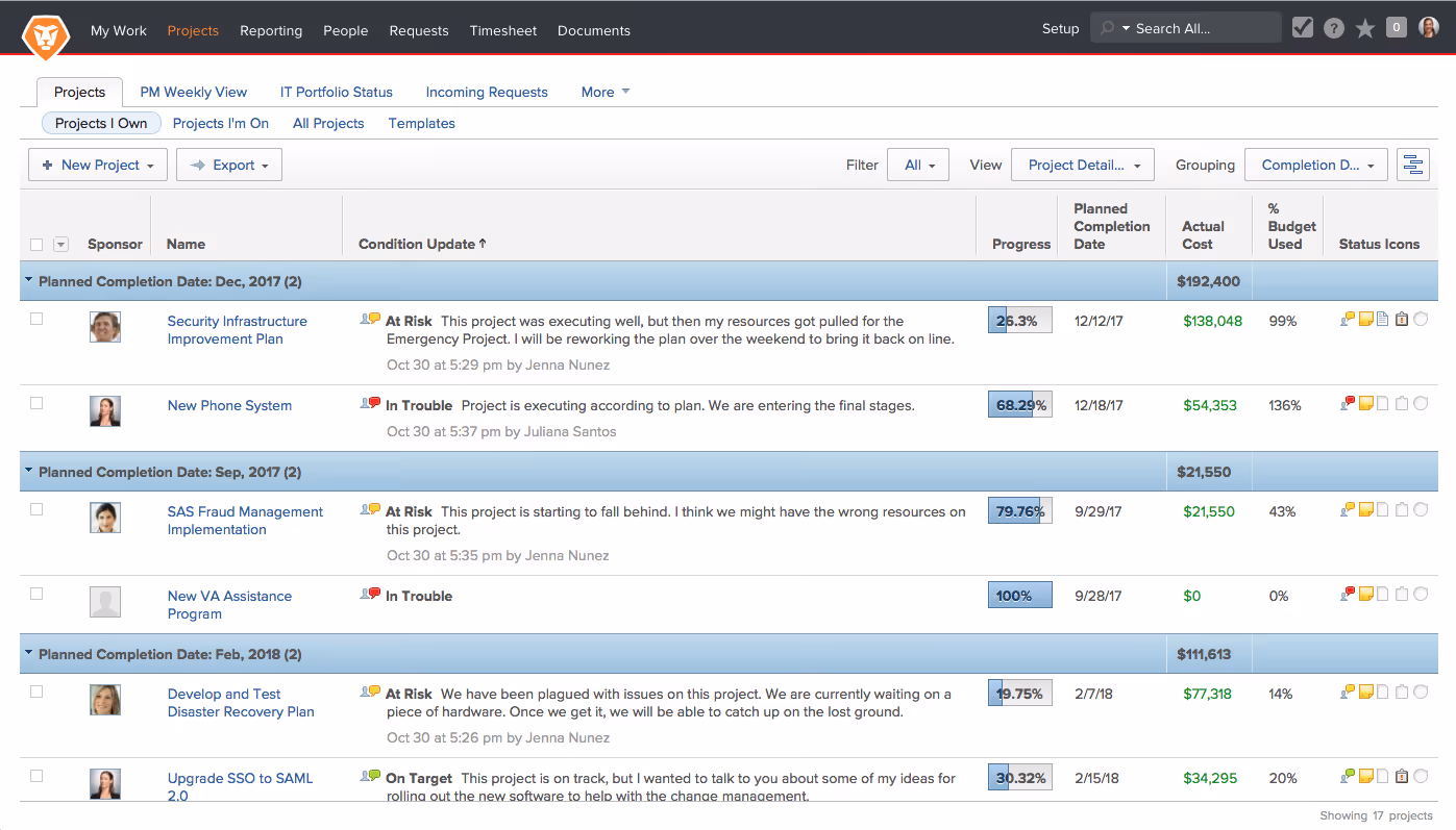 Workfront project management tool