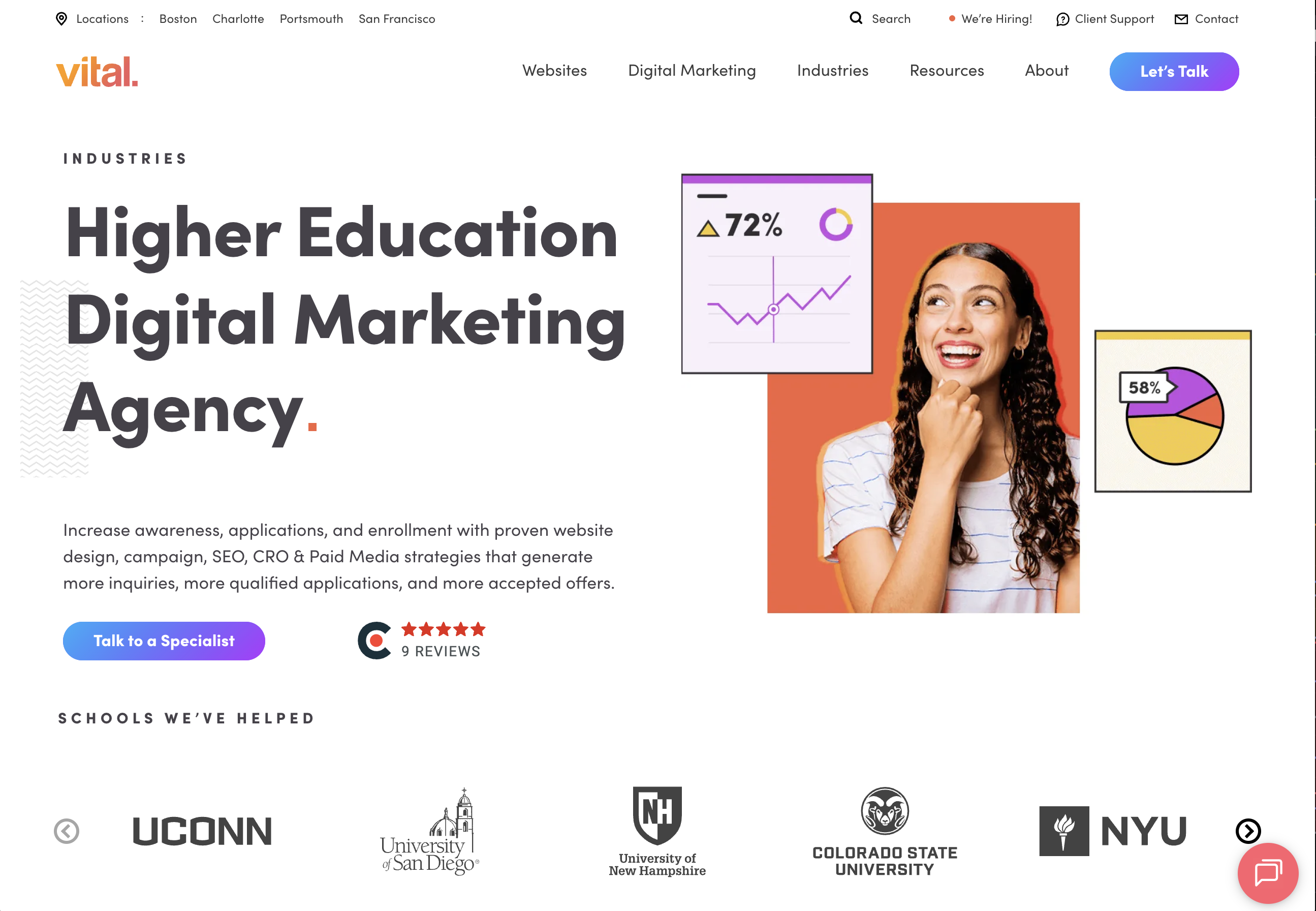 Vital Design website