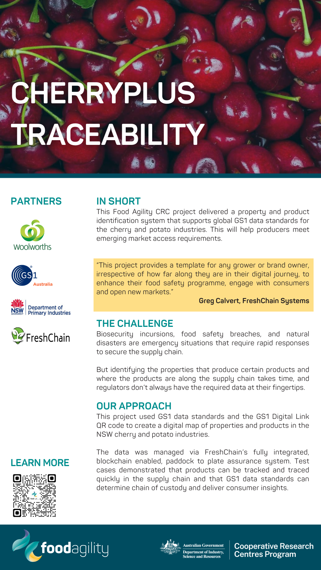 FA081 - CherryPlus Traceability Project Card FACRC 2026