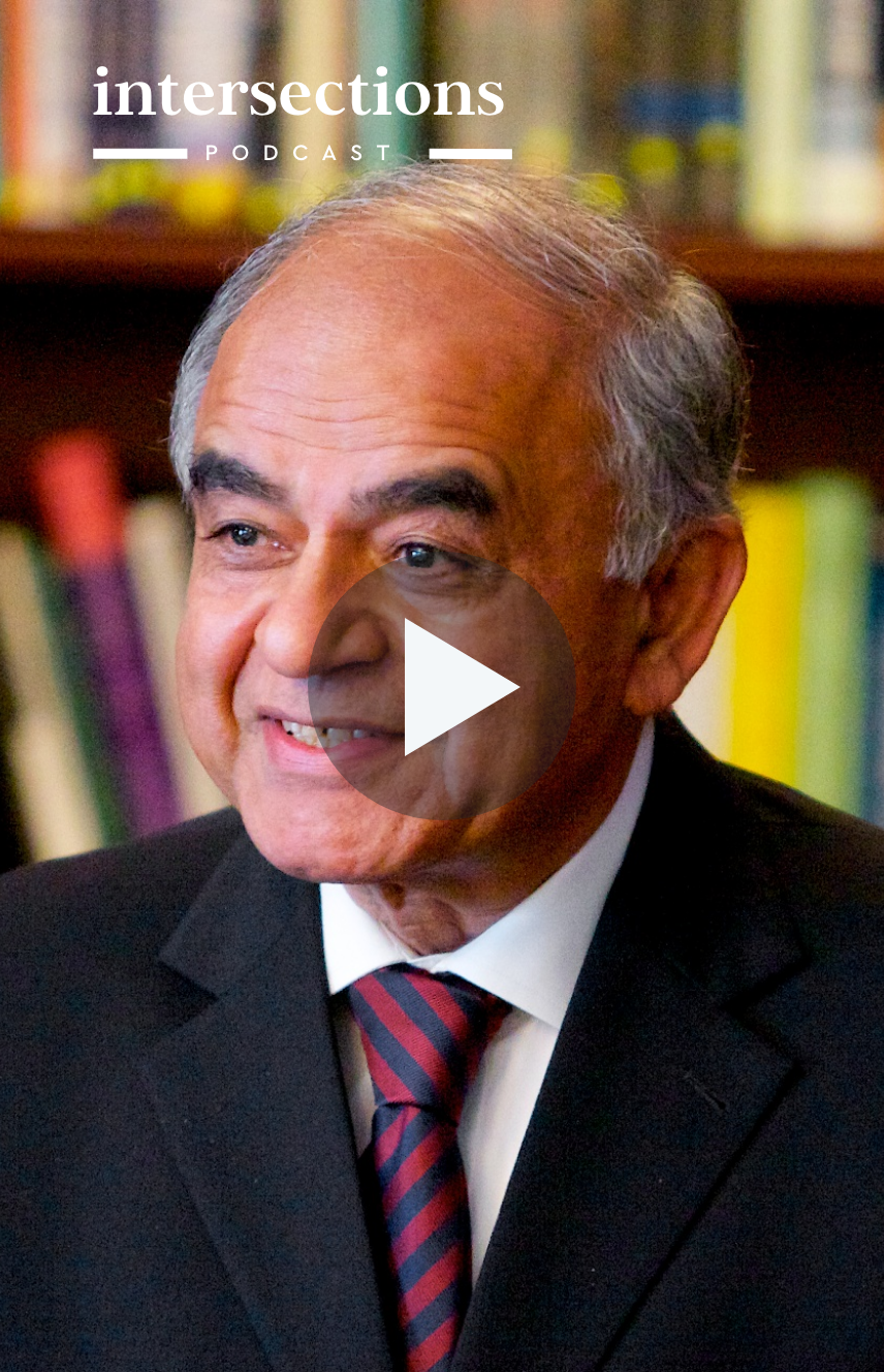 Gurcharan Das in conversation on the Intersections Podcast
