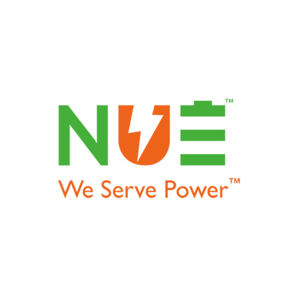 Logo van New Use Energy, fabrikant van de SunCase power stations