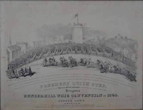 fireman's quick step bunker hill whig convention 1840