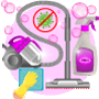 Professional & Brand-Name Supplies | Posh Cleaning Services, Find the dust bunny | Maid | Sanitization