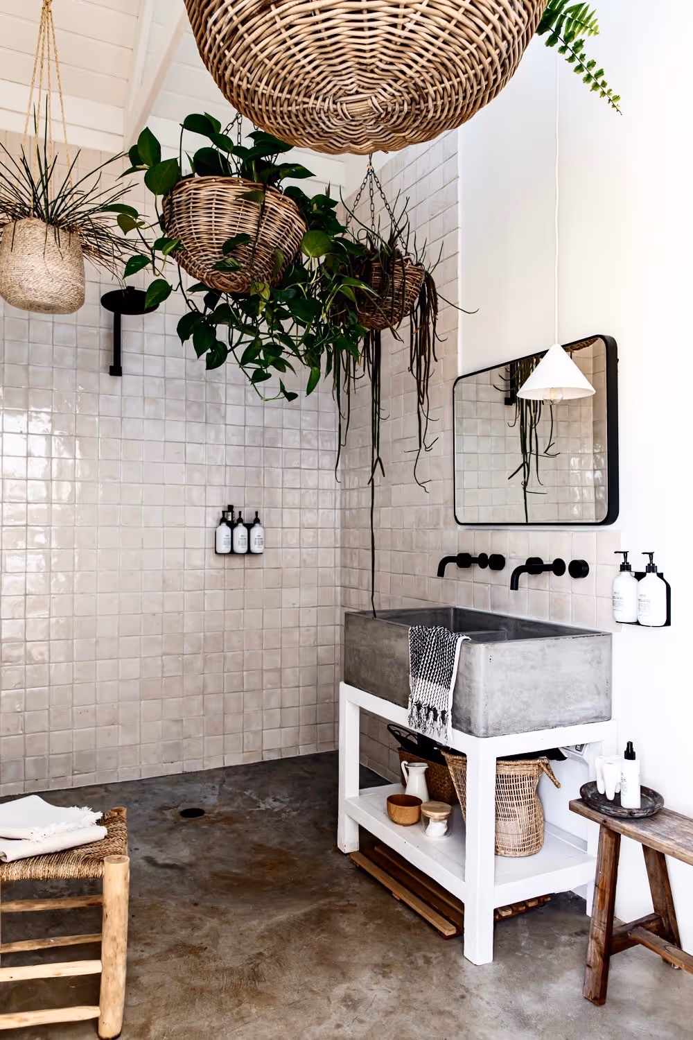 Room + Board bathroom