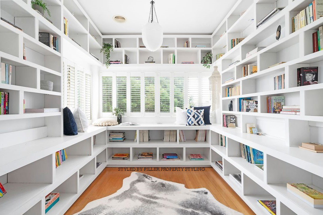 Styling a Shelf - Variety and Contrast