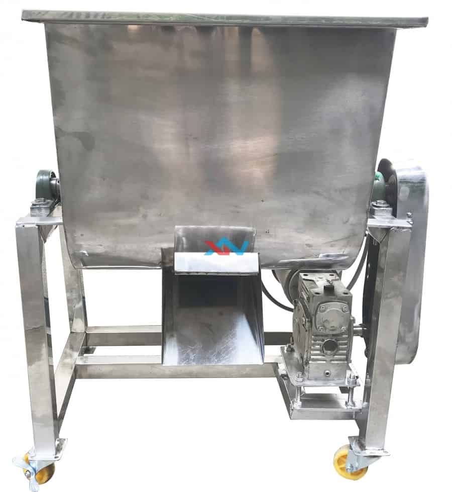 Máy trộn bột cà phê nằm ngang inox công nghiệp