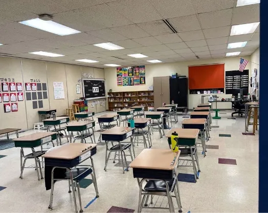 Image of one of the New heights church's classroom