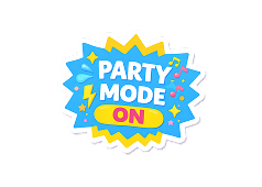 Party mode on badge