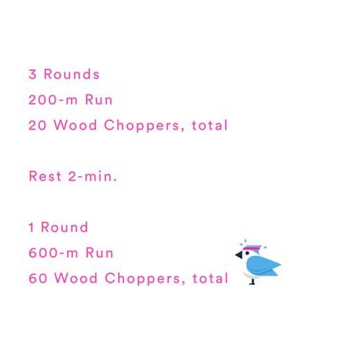 2021-03-23 Run, Chop, Repeat. 🪓 by Coach Janet