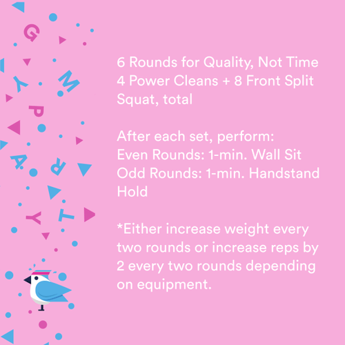 2021-04-30 We Like Being Strong by Coach Janet