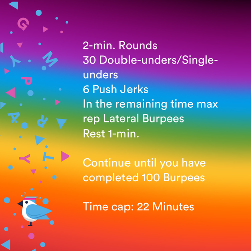 2021-06-12 Yes, 100 Burpees! by Coach Janet