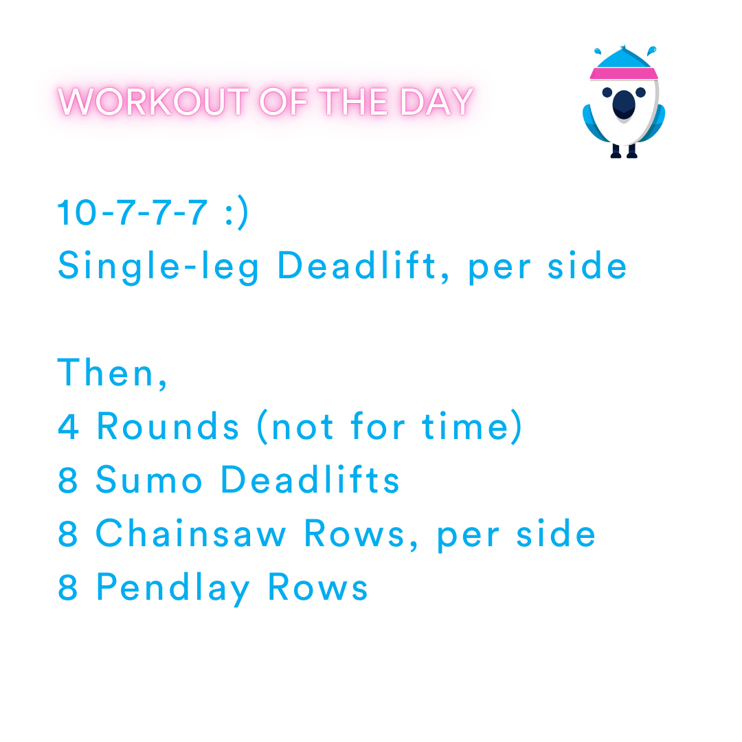 It's the return of the "weird" repscheme!