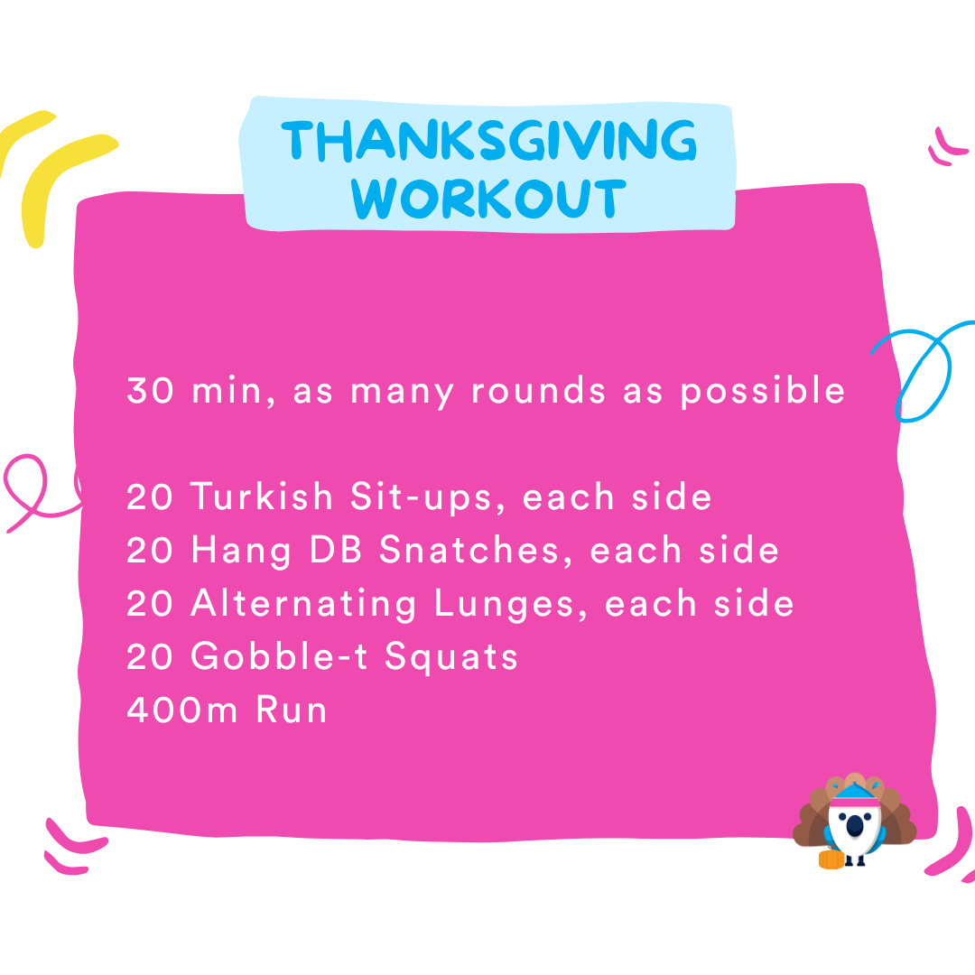 2025-11-27 Thanksgiving Workout by Coach Janet